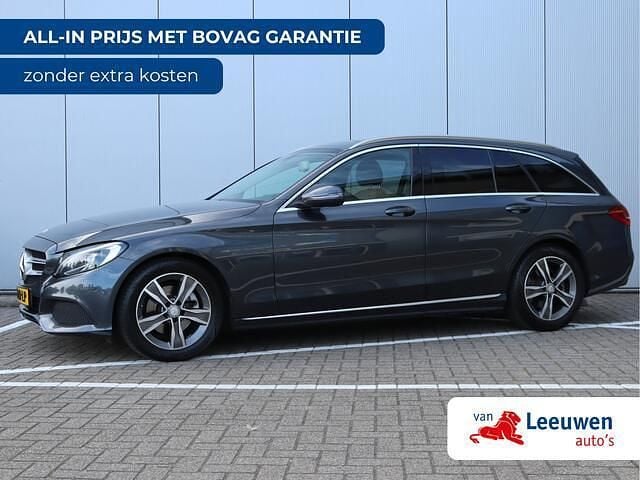 Grijs Gebruikt 2016 Mercedes C200 Prestige Stationwagen | € 16.995 (Eerlijke prijs) - Afbeelding 1/3