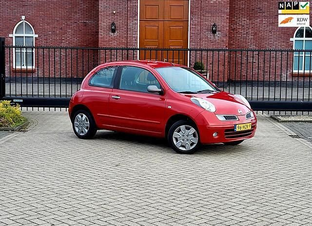 Occasion Nissan Micra Acenta 65 PK (47 kW) 2009 Rood Hatchback
