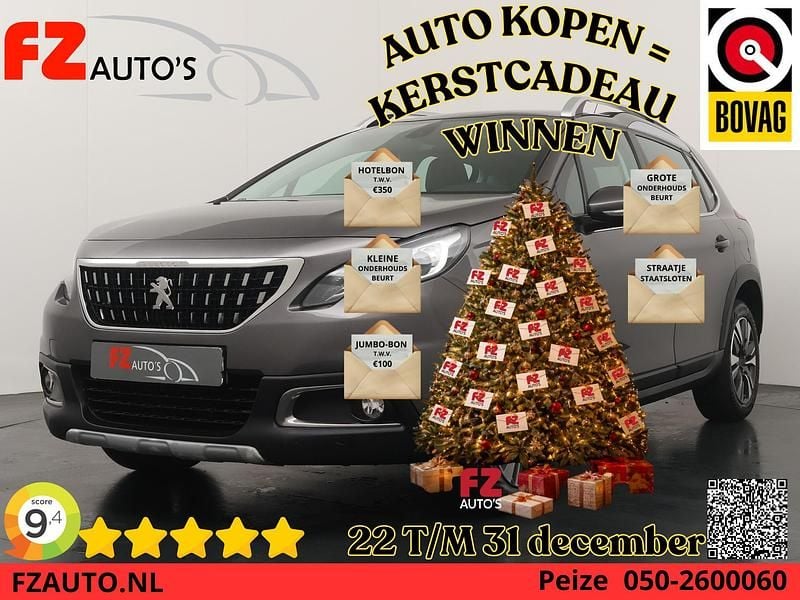 Zwart Gebruikt 2018 Peugeot 2008 GT-line SUV | € 9.745 (Eerlijke prijs) - Afbeelding 1/4