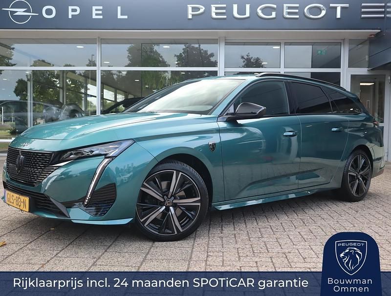 Blauw Gebruikt 2024 Peugeot 308 GT Stationwagen | € 31.950 - Afbeelding 1/4