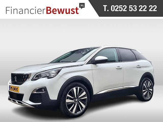 Wit, metallic lak Gebruikt 2017 Peugeot 3008 Premium SUV | € 17.900 (Eerlijke prijs) - Afbeelding 1/4