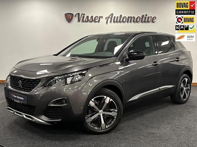 Grijs Gebruikt 2019 Peugeot 3008 GT-line SUV | € 15.950 (Eerlijke prijs) - Afbeelding 1/4