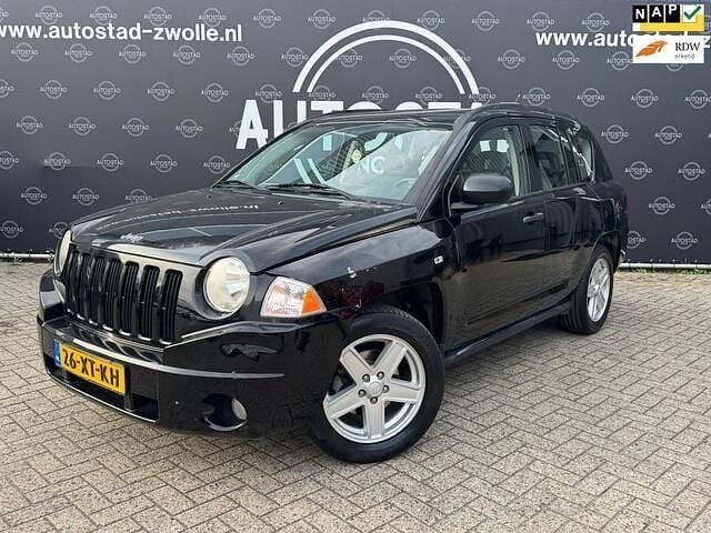 Zwart Gebruikt 2007 Jeep Compass Sport SUV | € 3.950 (Super prijs) - Afbeelding 1/4
