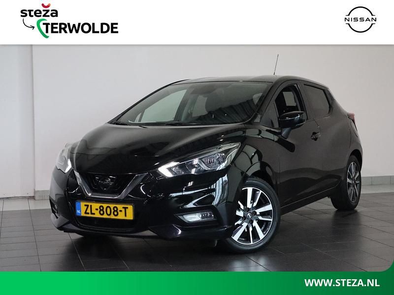 Zwart Occasion 2019 Nissan Micra N-Connecta Hatchback | € 12.340 (Eerlijke prijs) - Afbeelding 1/4