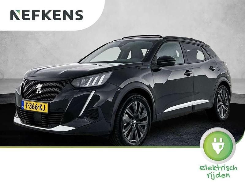 Zwart Gebruikt 2023 Peugeot e-2008 GTi SUV | € 22.925 (Eerlijke prijs) - Afbeelding 1/3