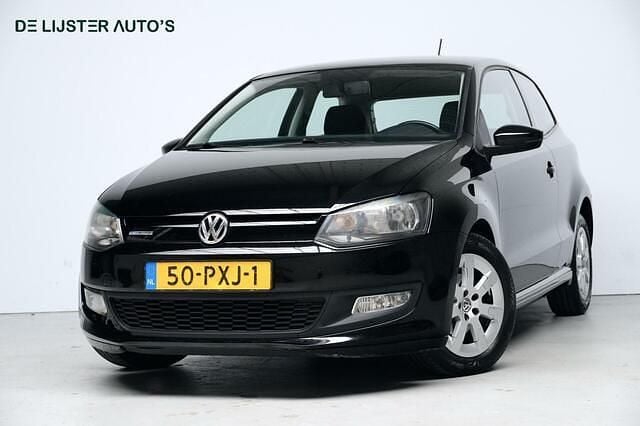 Zwart Gebruikt 2011 VW Polo Comfortline Hatchback | € 2.945 (Super prijs) - Afbeelding 1/4