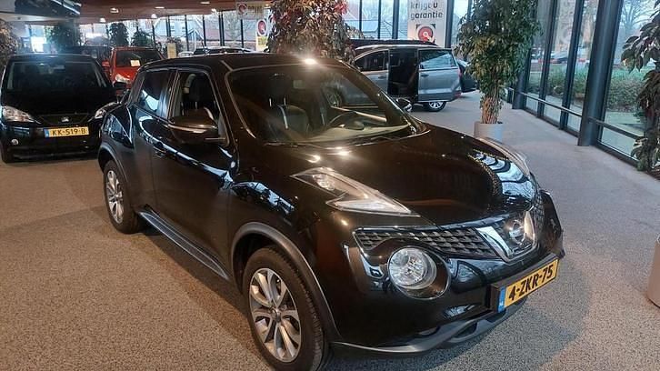 Zwart Gebruikt 2015 Nissan Juke SUV | € 7.650 (Goede deal) - Afbeelding 1/4