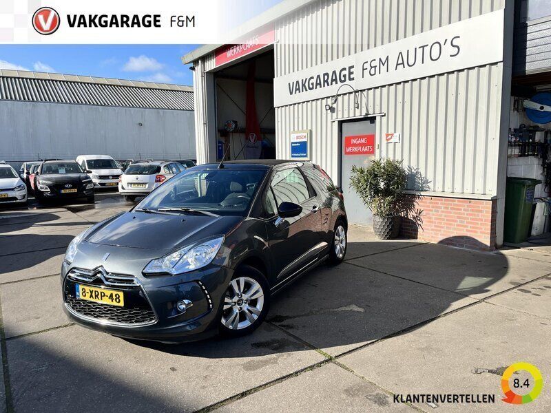 Grijs Gebruikt 2013 Citroën DS3 Cabriolet So Chic Cabriolet | € 8.950 (Eerlijke prijs) - Afbeelding 1/4
