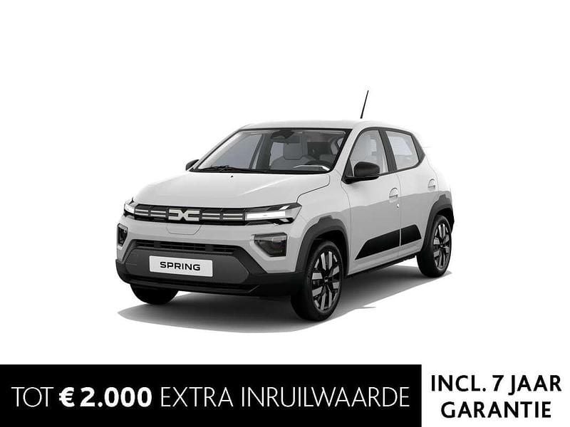 Wit Nieuw 2025 Dacia Spring Expression Hatchback | € 20.700 (Iets duurder) - Afbeelding 1/4