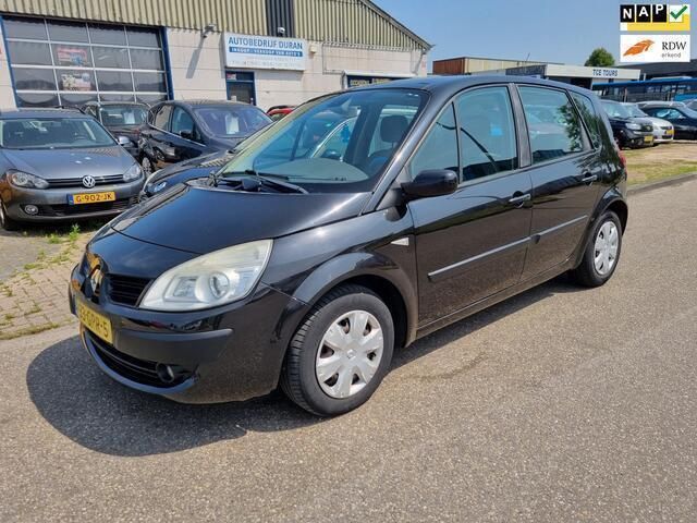 Zwart, metallic lak Gebruikt 2008 Renault Scénic II Business MPV | € 3.250 (Iets duurder) - Afbeelding 1/4