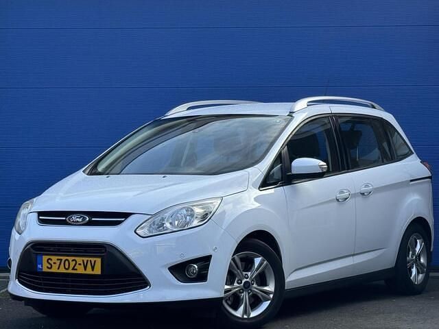 Wit Occasion 2013 Ford Grand C-Max MPV | € 5.950 (Eerlijke prijs) - Afbeelding 1/4