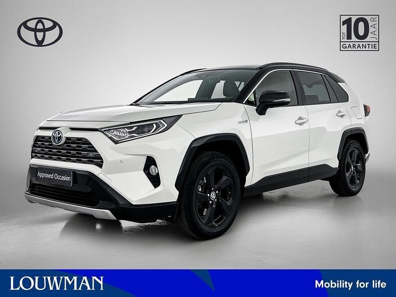 Wit Gebruikt 2019 Toyota RAV4 Hybrid SUV | € 33.950 (Iets duurder) - Afbeelding 1/3