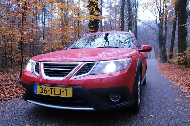 Occasion Saab 9-3X Aero 240 PK (176 kW) 2011 Rood Stationwagen