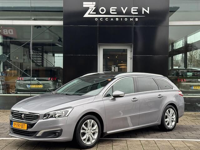 Grijs Occasion 2016 Peugeot 508 SW GT-line Stationwagen | € 9.995 (Eerlijke prijs) - Afbeelding 1/4