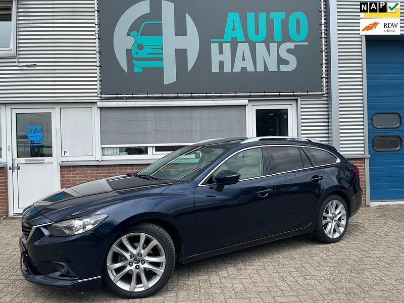 Blauw Gebruikt 2014 Mazda 6 Stationwagen | € 15.499 (Eerlijke prijs) - Afbeelding 1/4