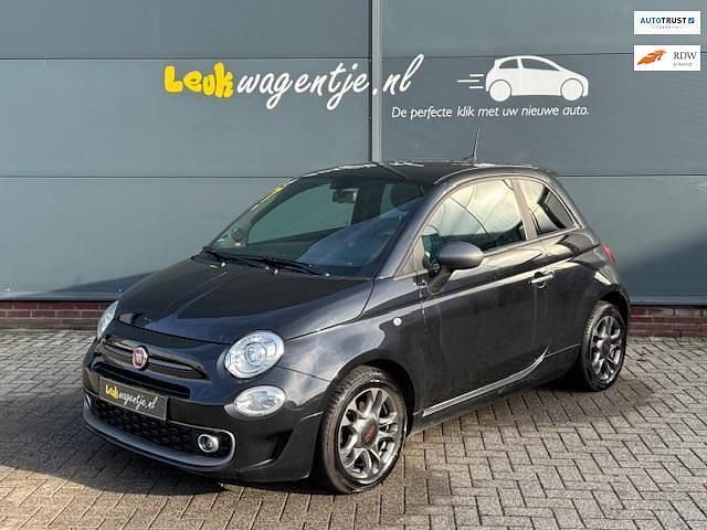 Zwart (metallic) Occasion 2019 Fiat 500 Sport Hatchback | € 11.940 (Iets duurder) - Afbeelding 1/4