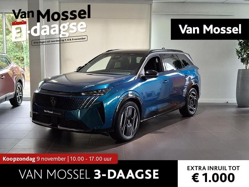 Blauw Gebruikt 2025 Peugeot e-5008 Avantage SUV | € 42.440 (Eerlijke prijs) - Afbeelding 1/4