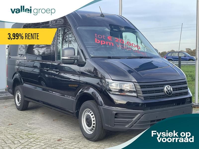 Zwart Gebruikt 2024 VW Crafter Trendline Van | € 31.532 (Eerlijke prijs) - Afbeelding 1/4