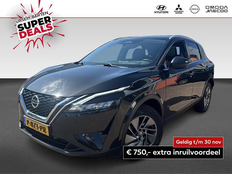 Zwart Gebruikt 2022 Nissan Qashqai Acenta SUV | € 21.990 (Eerlijke prijs) - Afbeelding 1/4