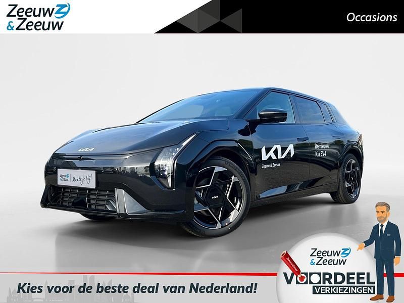 Zwart Nieuw 2025 Kia EV4 4 Hatchback | € 49.495 (Super prijs) - Afbeelding 1/4