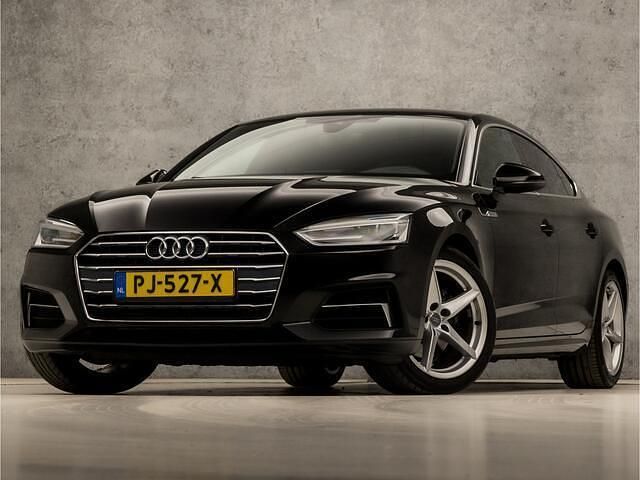 Zwart Gebruikt 2017 Audi A5 Sportback Sport Hatchback | € 22.445 (Eerlijke prijs) - Afbeelding 1/4