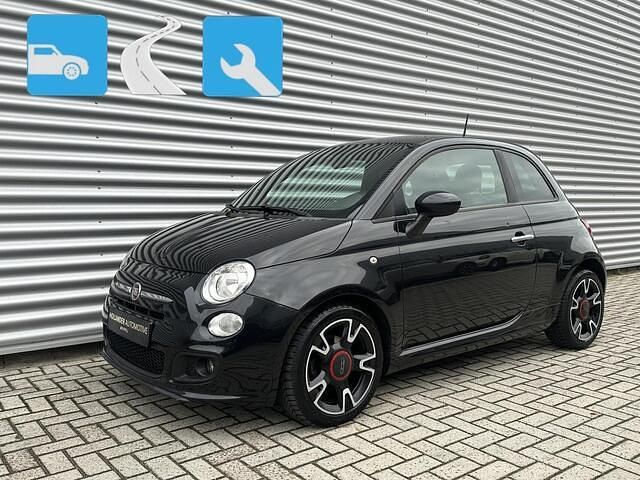 Zwart Gebruikt 2014 Fiat 500S S Hatchback | € 5.950 (Eerlijke prijs) - Afbeelding 1/4