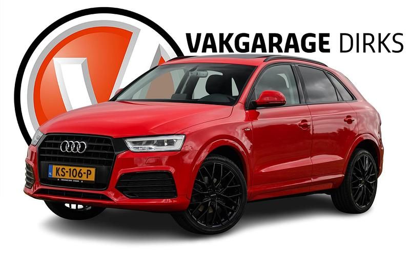 Rood Gebruikt 2015 Audi Q3 S-Line SUV | € 20.929 (Eerlijke prijs) - Afbeelding 1/3