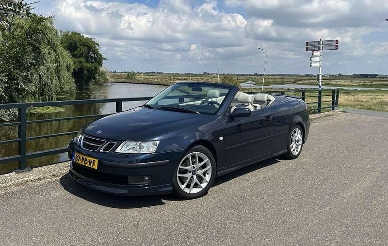 Blauw Gebruikt 2004 Saab 9-3 Cabriolet Aero Cabriolet | € 11.500 (Iets duurder) - Afbeelding 1/4