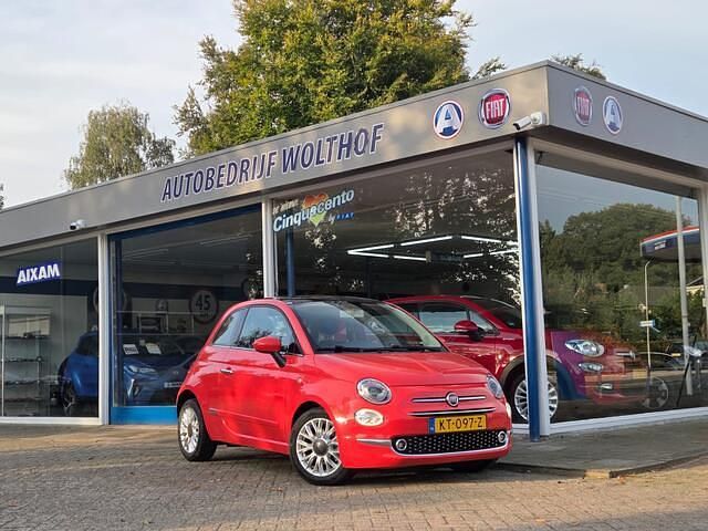 Rood Gebruikt 2016 Fiat 500 Lounge Hatchback | € 9.995 (Duur) - Afbeelding 1/4