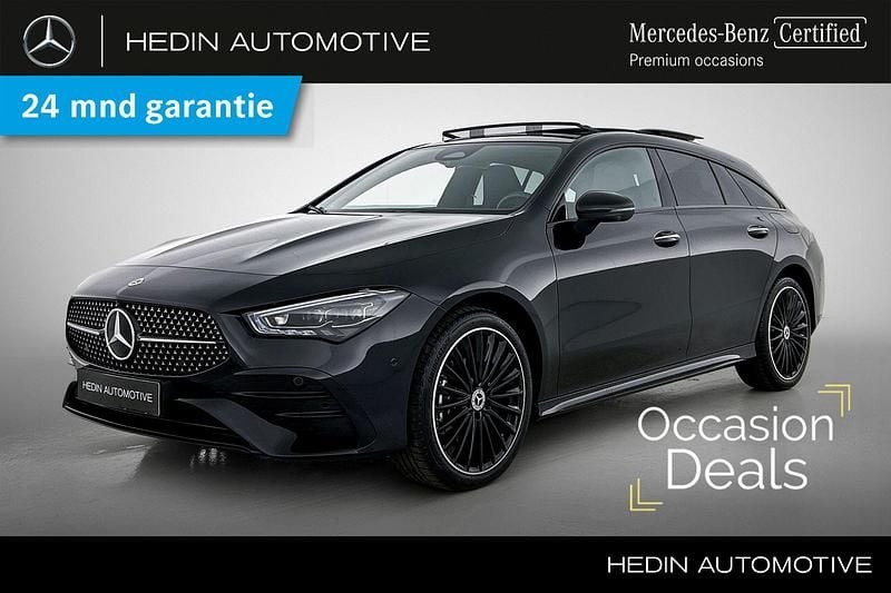 Zwart Gebruikt 2026 Mercedes CLA250e Shooting Brake AMG line Stationwagen | € 48.900 - Afbeelding 1/4