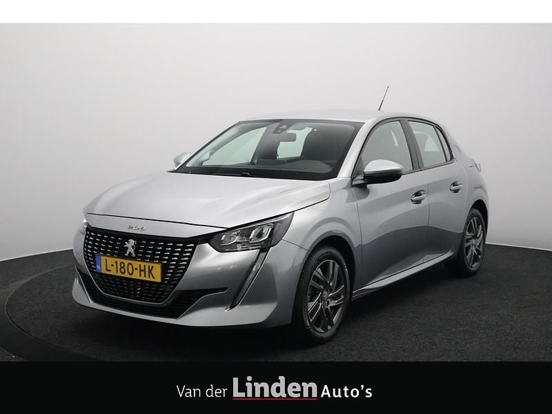 Grijs Gebruikt 2021 Peugeot 208 Active Hatchback | € 14.845 (Eerlijke prijs) - Afbeelding 1/4