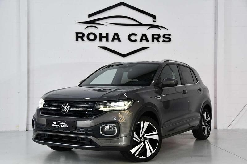 Bruin Gebruikt 2021 VW T-Cross R-line SUV | € 24.945 (Iets duurder) - Afbeelding 1/4
