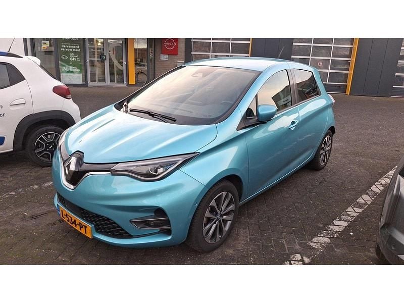 Blauw Gebruikt 2021 Renault Zoe Intens Hatchback | € 14.445 (Eerlijke prijs) - Afbeelding 1/3