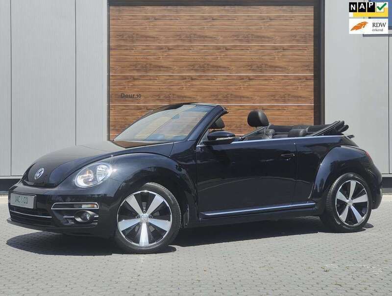 Zwart Gebruikt 2017 VW Beetle Exclusive Cabriolet | € 17.950 (Eerlijke prijs) - Afbeelding 1/4