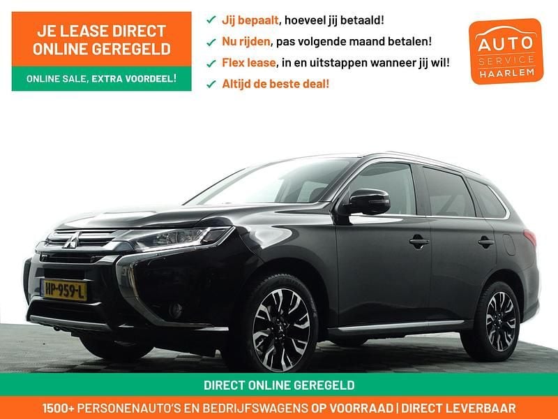 Zwart metallic Occasion 2015 Mitsubishi Outlander P-HEV Instyle SUV | € 15.900 (Duur) - Afbeelding 1/4