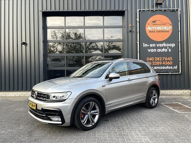 Grijs Gebruikt 2016 VW Tiguan R-line SUV | € 17.950 (Goede deal) - Afbeelding 1/4