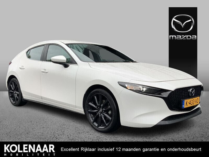 Wit Gebruikt 2021 Mazda 3 Sky Hatchback | € 20.395 (Goede deal) - Afbeelding 1/4
