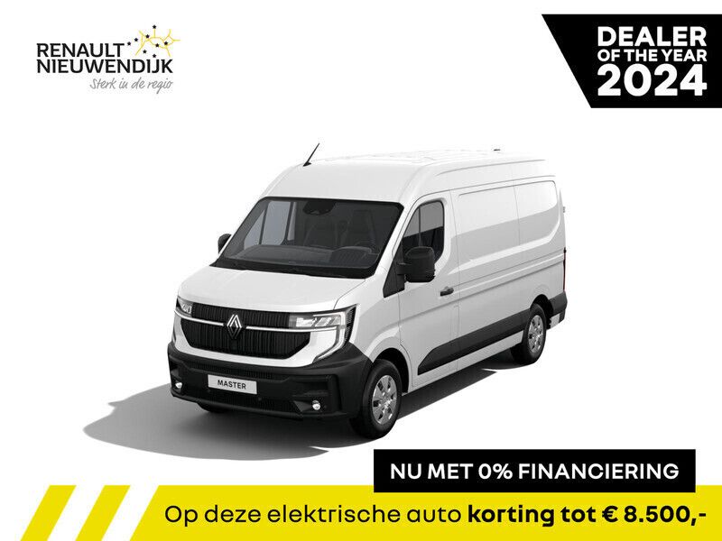 Blanc mineral oqng Nieuw 2025 Renault Master Van | € 45.557 (Super prijs) - Afbeelding 1/4