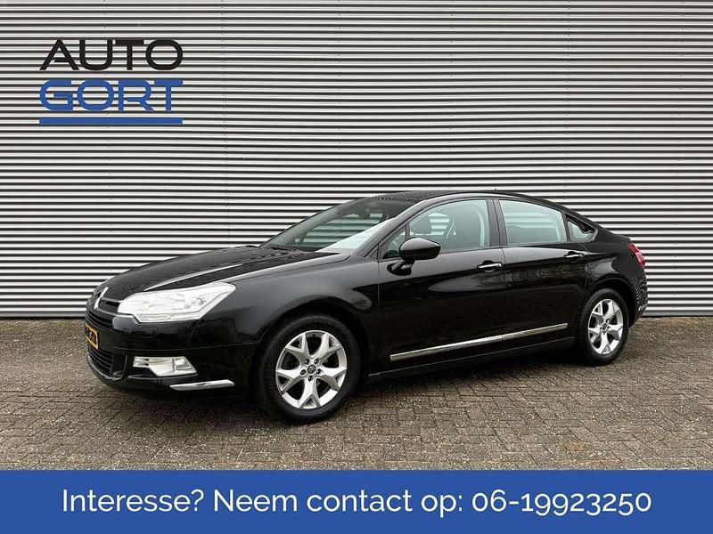 Zwart (metallic) Gebruikt 2008 Citroën C5 Business Class Sedan | € 3.950 (Eerlijke prijs) - Afbeelding 1/4