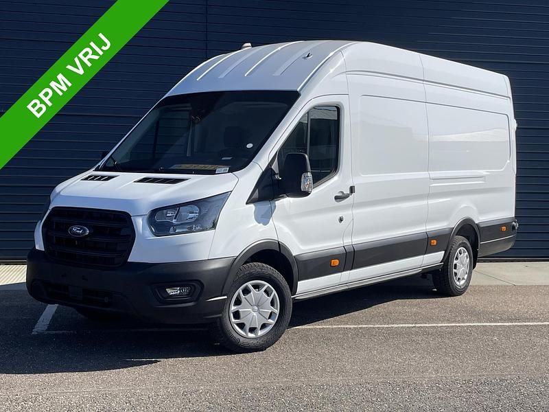 Wit Nieuw 2024 Ford Transit Trend Van | € 33.950 (Iets duurder) - Afbeelding 1/4
