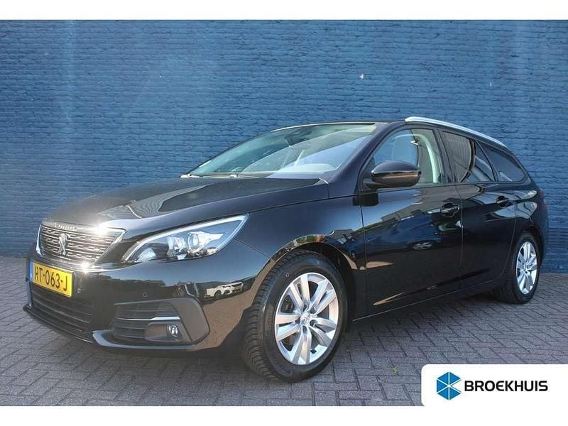 Zwart, metallic lak Gebruikt 2018 Peugeot 308 Premium Stationwagen | € 10.900 (Eerlijke prijs) - Afbeelding 1/4