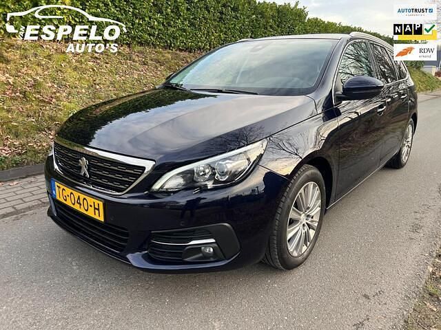 Occasion Peugeot 308 SW Premium 131 PK (96 kW) 2018 Blauw (metallic) Stationwagen
