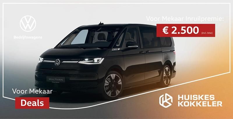 Zwart Nieuw 2025 VW Multivan Edition Van | € 72.582 - Afbeelding 1/4
