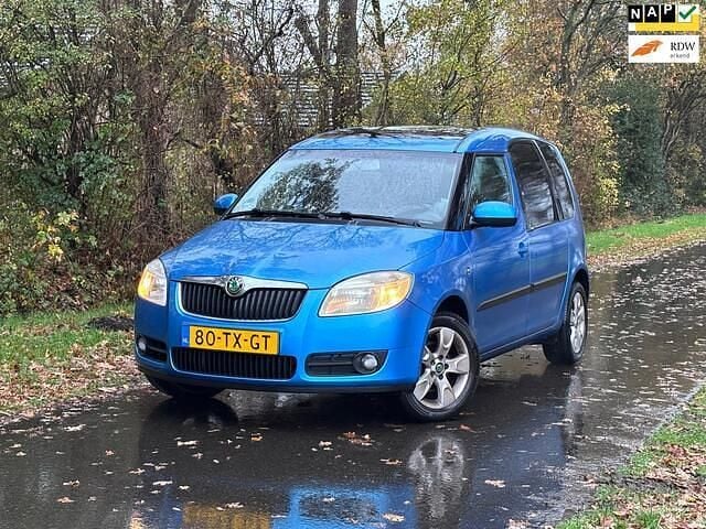 Blauw Gebruikt 2007 Skoda Roomster Style MPV | € 1.950 (Duur) - Afbeelding 1/4
