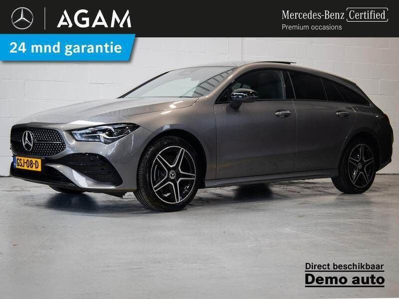 Grijs Gebruikt 2024 Mercedes CLA250 Shooting Brake AMG line Stationwagen | € 44.950 (Duur) - Afbeelding 1/4