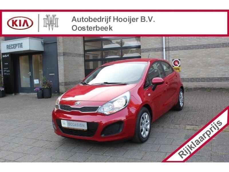 Rood Gebruikt 2013 Kia Rio Comfort Hatchback | € 7.745 (Iets duurder) - Afbeelding 1/4