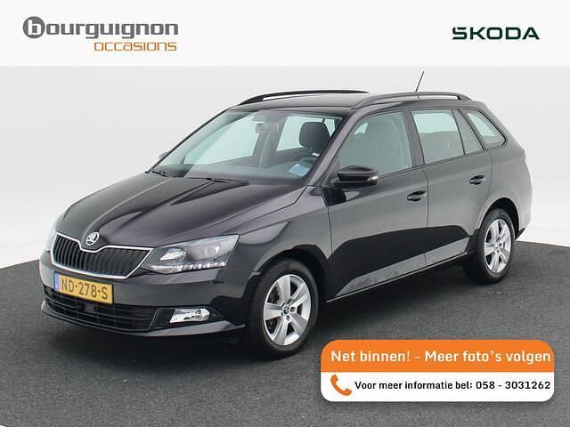 Zwart Gebruikt 2017 Skoda Fabia Business Line Stationwagen | € 10.850 (Eerlijke prijs) - Afbeelding 1/4