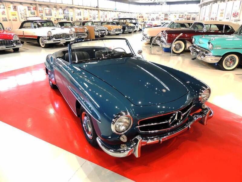 Blauw Gebruikt 1962 Mercedes 190 Cabriolet | € 130.000 - Afbeelding 1/4