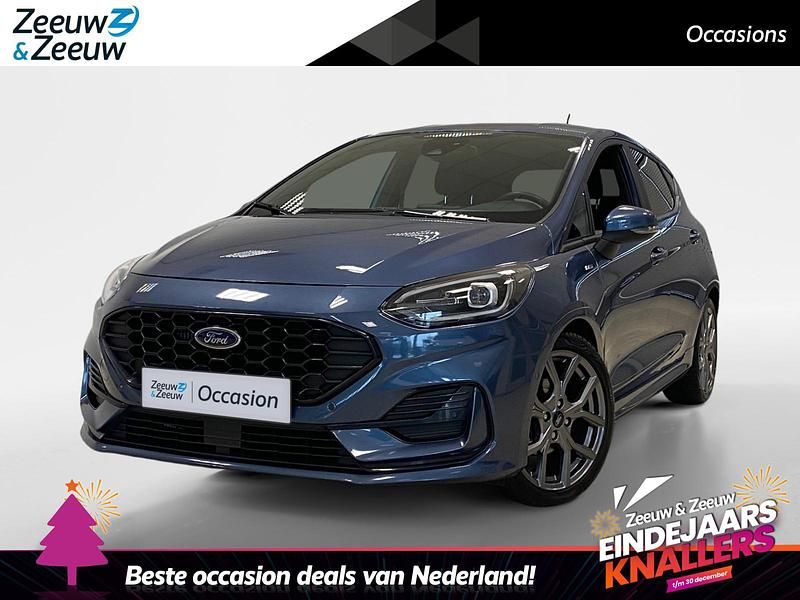 Blue metallic (pn4ft) Gebruikt 2023 Ford Fiesta ST-Line X Hatchback | € 17.950 (Eerlijke prijs) - Afbeelding 1/4