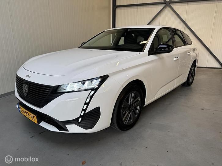 Wit Gebruikt 2023 Peugeot 308 Business-Line Stationwagen | € 19.500 (Super prijs) - Afbeelding 1/4